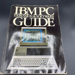 IBMPC Expansion And Software Guide Book Vintage Rare