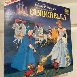 Walt Disney's Story And Songs From Cinderella 1980 LP #3908 Vintage. Condition is pre owned and shows some signs of wear from age and usage. The recor