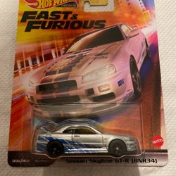 Hot Wheels Retro 2022 Fast & Furious Nissan Skyline GT-R R34