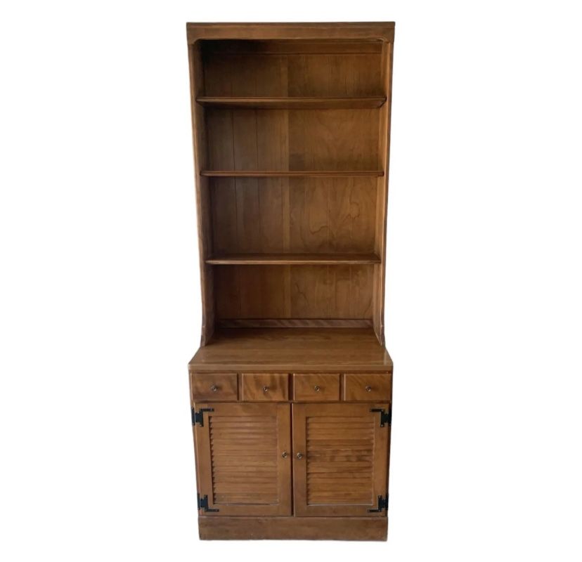 Ethan Allen Heirloom Nutmeg Maple Custom Room Plan CRP 30" Hutch Solid Wood