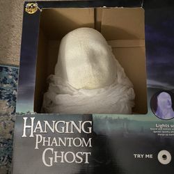 Hanging phantom ghost light up sound motion activated, Halloween prop new