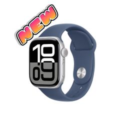 Apple Watch Series 10 Cellular 42mm Silver Aluminum