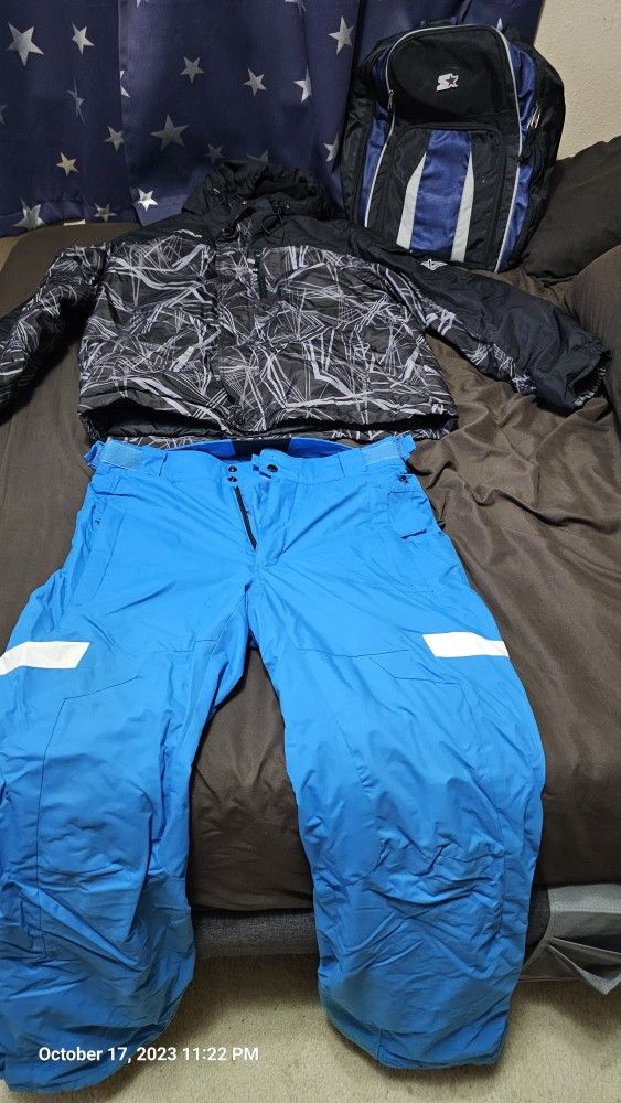Men/Women S/M Snowboard/Ski Pant & Jacket & Bag