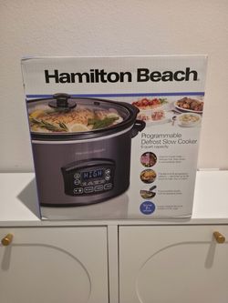 Hamilton Beach 6-Quart Programmable Defrost Slow Cooker