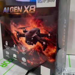 AI GEN X8 4K Ultra HD GPS Camera Drone Brushless Motors With WiFi5G 