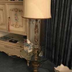 Antique Lamp Table 