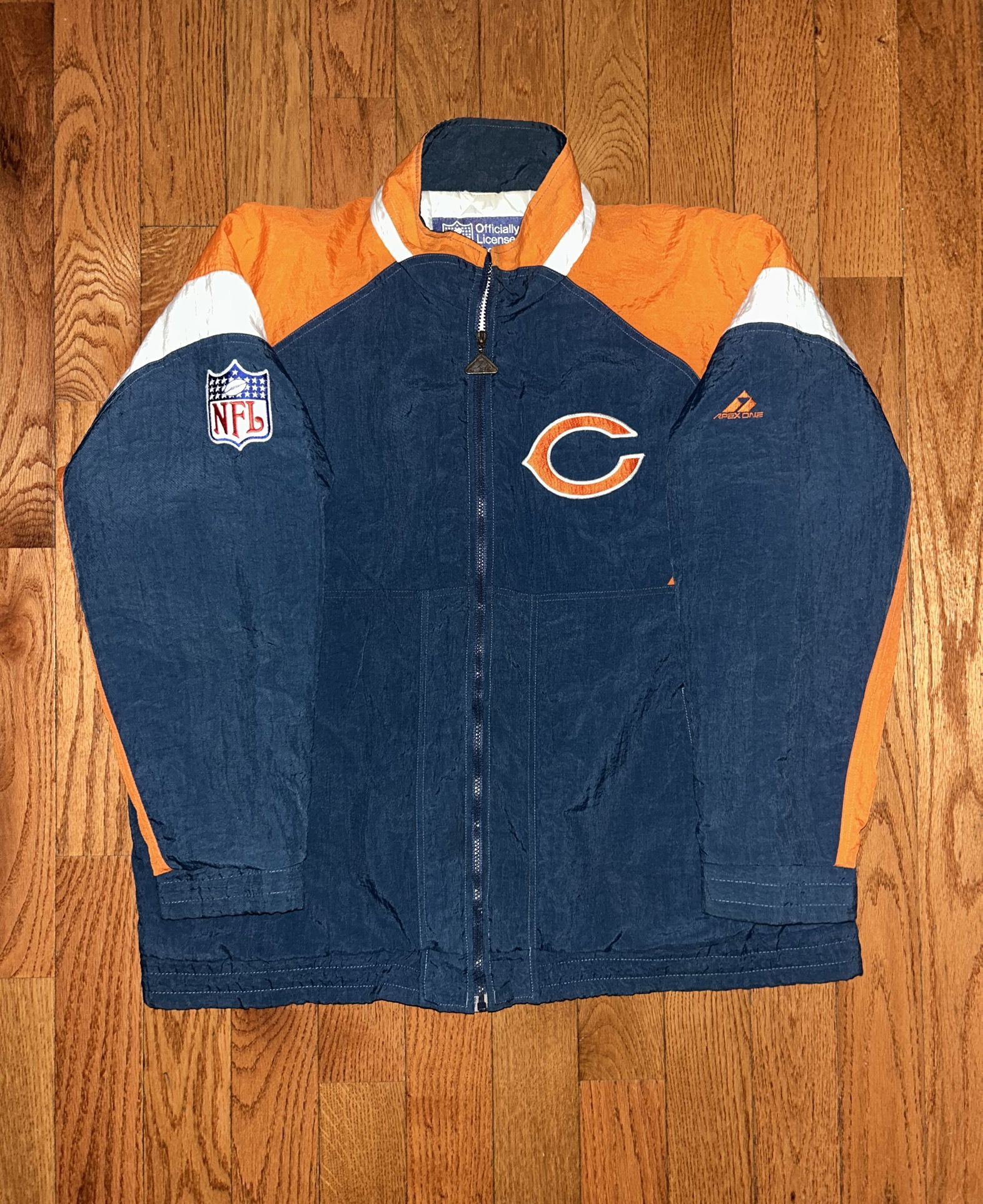 Chicago Bears Apex One Vintage Puffer Jacket Size 2XL