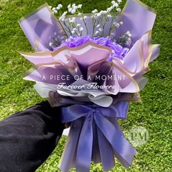 Eternal Flowers Ribbon Flower Bouquet 
