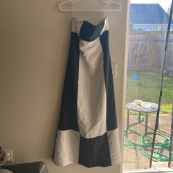 Black And White Prom Dress 