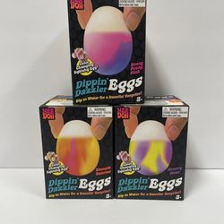 NeeDoh  Dippin’ Dazzler Eggs Nee Doh Color Changing Egg Viral TikTok NEW