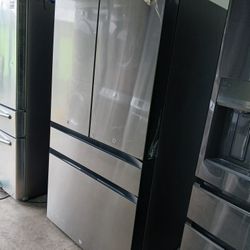 NEW !! SAMSUNG BESPOKE STAINLESS STEEL 4 DOOR REFRIGERATOR 