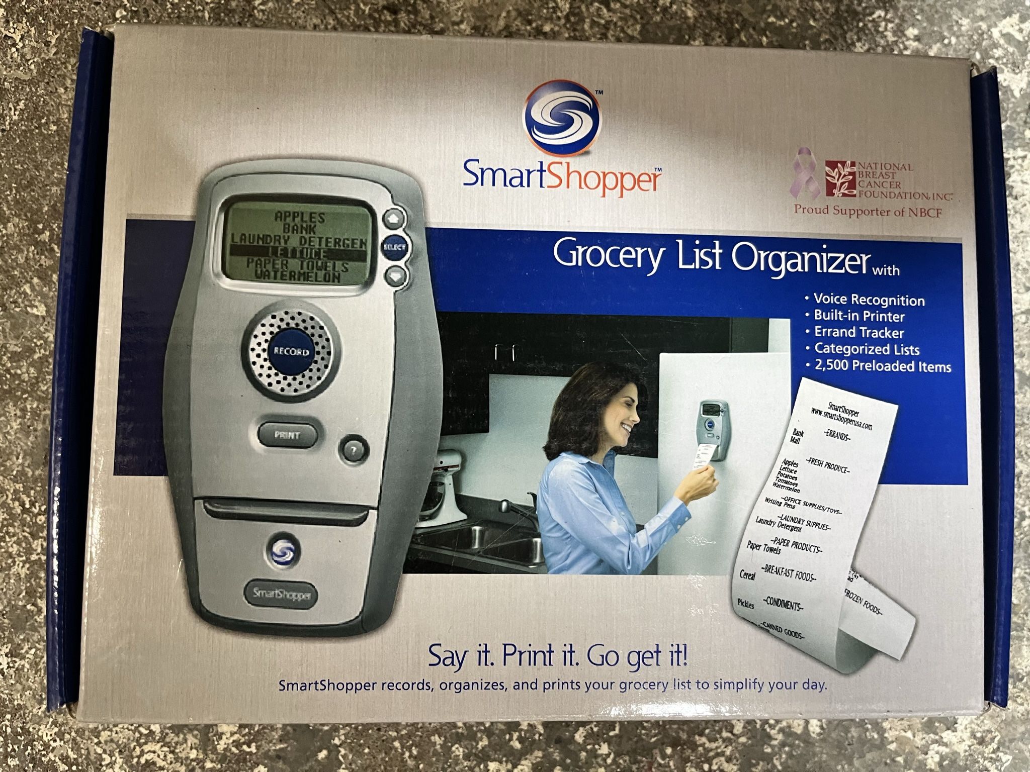 Grocery List Organizer