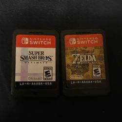 Nintendo switch games, $40 each