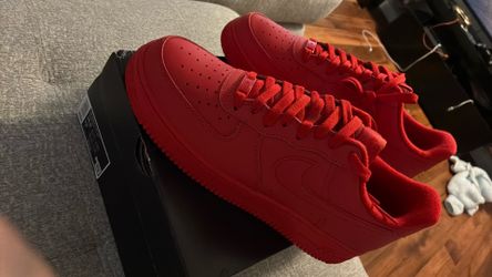 Red Air Force 1 Size 10.5
