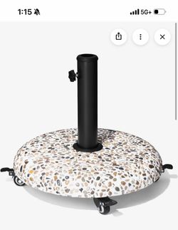 17.32” diameter Cobblestone Umbrella Stand