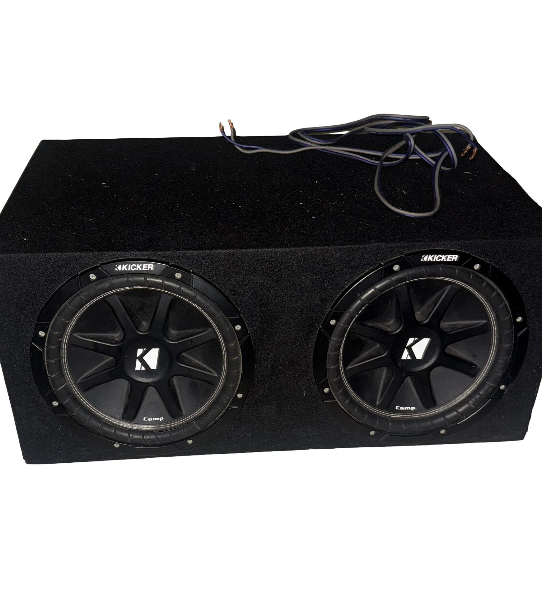 Dual 10” Kicker Subwoofer with Box