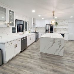 Quartz ,counter tops, backsplash