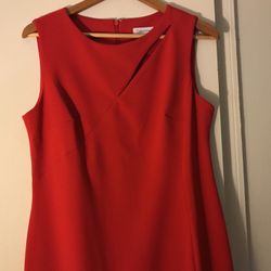 Red Calvin Klein Dress