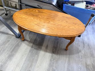 Oak coffee table