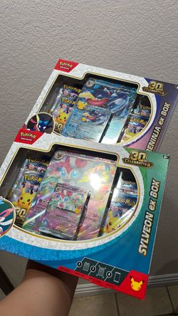 Pokemon 30th celebrations Ex boxes
