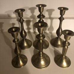 Vintage Brass Candlesticks
