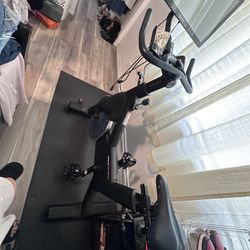 MYX fitness stationary bike with monitor