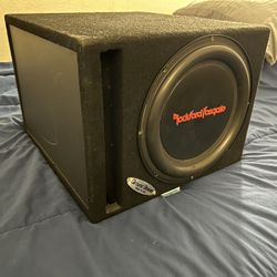 12” P2 Fosgate & Sealed Enclosure 500wats of BASS 