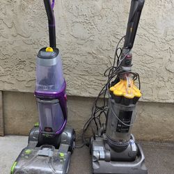 Dyson Vacuum and Bissell Steam Cleaner