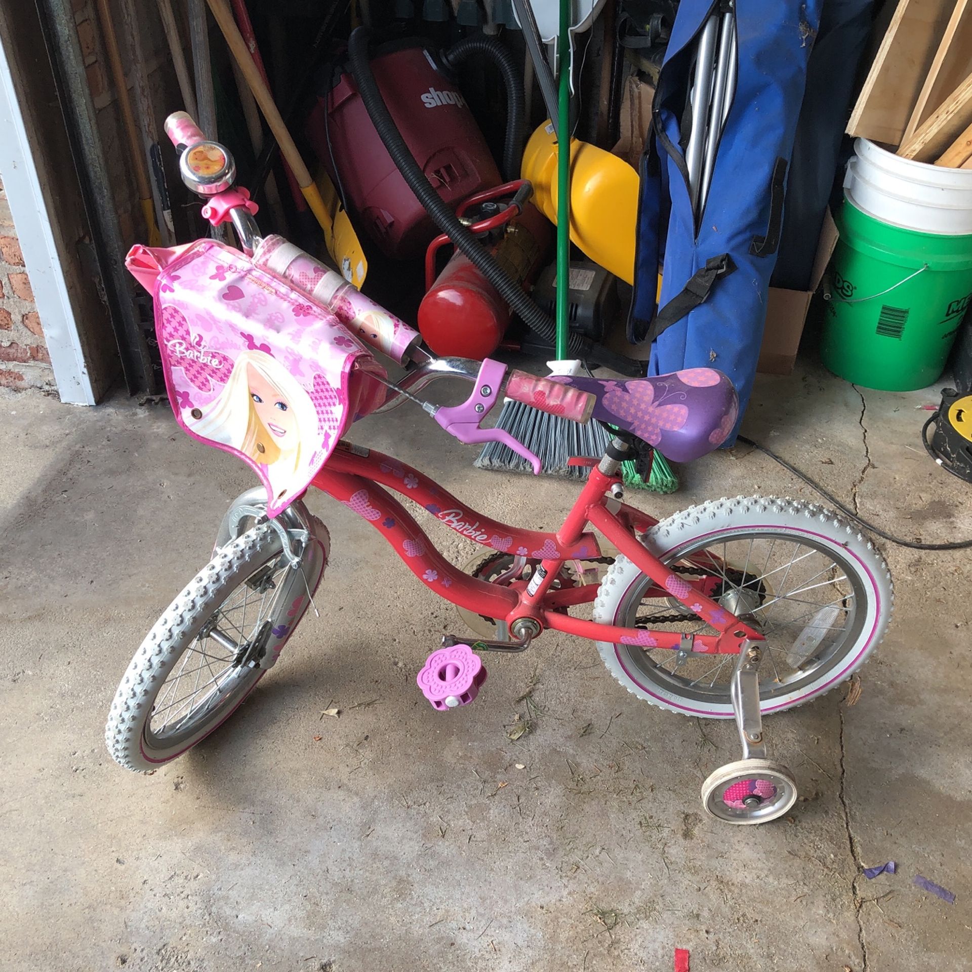 Girls Barbie Bike