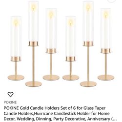 Candle Holders Brand New