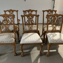 Six Free Dining Chairs