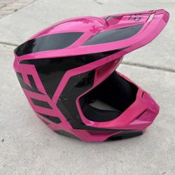 Fox Racing Unisex V1 Motocross Dirt Bike Youth Helmet Pink