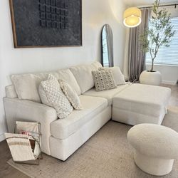 White Sofa ( Delivery Available ) 