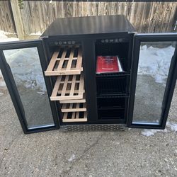 TCL dual zone wine and beverage chiller