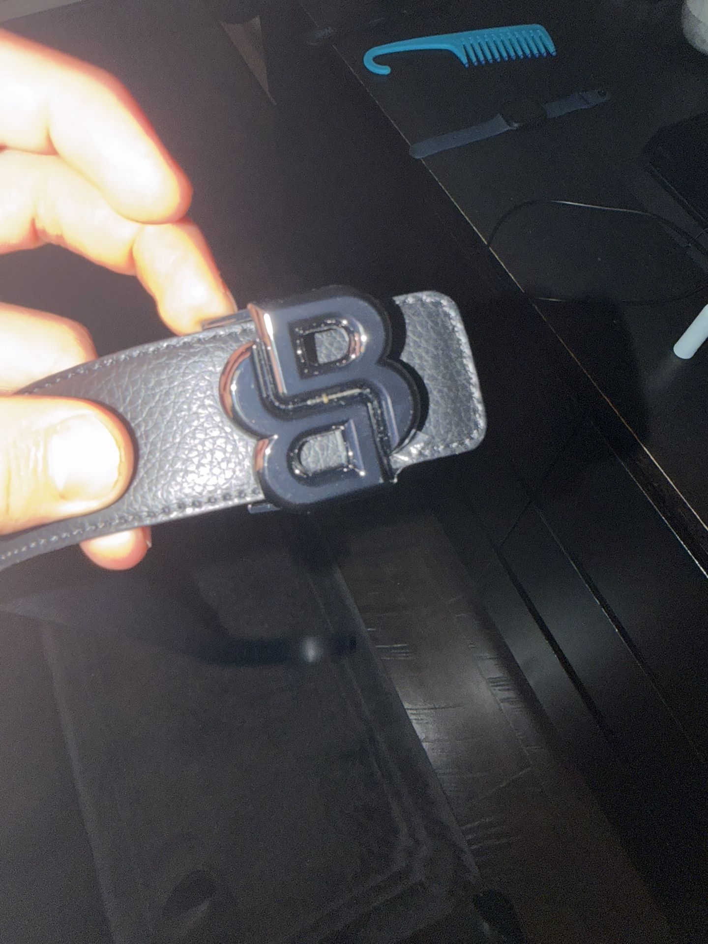 Hugo boss belt black size 32 34