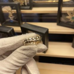 10k Cuban Ring Solid