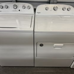 2023 Whirlpool, Washer And Dryer Set 30 Day Warranty