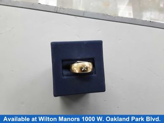 Ring - Wedding Band - Yellow Gold 14k (.585) 4.3 grams Size 4