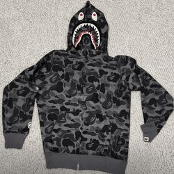 BAPE ABC shark hoodie black full zip XL