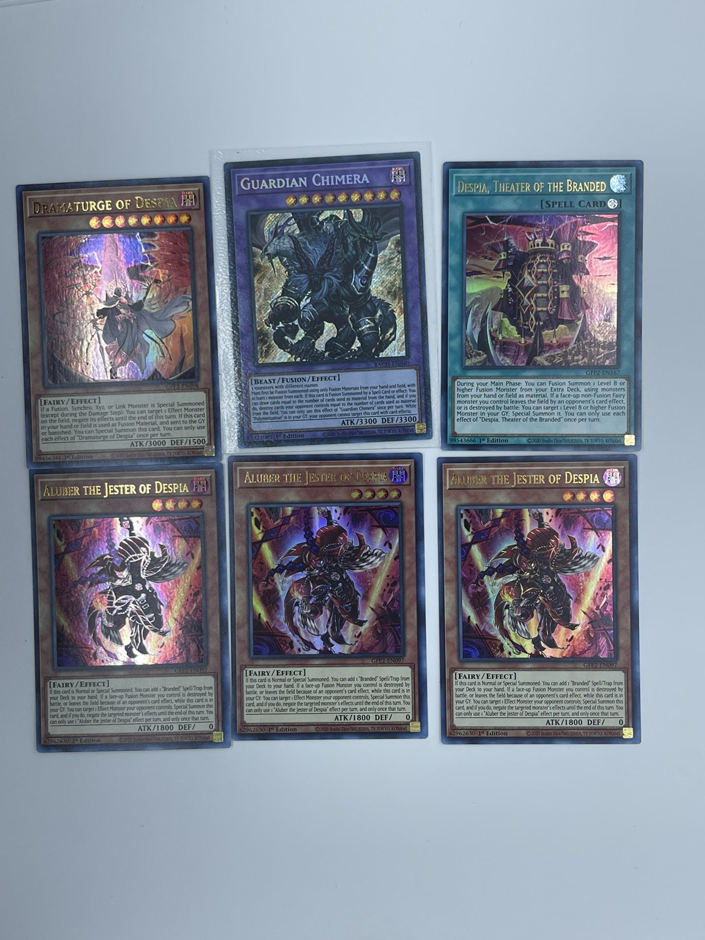 Guardian Chimera Plus Aluber Play Set And More Yugioh 