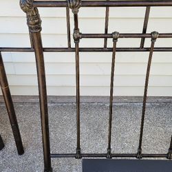 Metal Sleigh Bed Foot And Head Board
