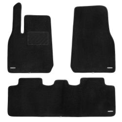 WENNEBIRD Superior Carpet Floor Mats For 2025 Tesla Model Y (Juniper), 0.6 Inch Thickness Rugs, Premium All Weather Anti-Slip Waterproof Floor Liners 