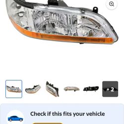Driver Side Head Lamp New