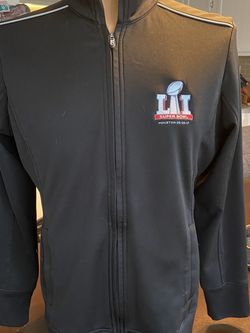 2017 Super Bowl Zipper Jacket. Mens XL. Houston 2.5.17