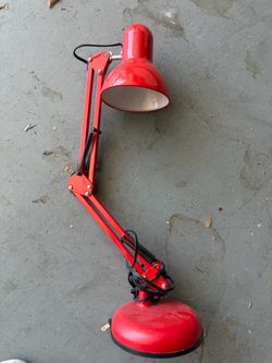Red Pixar style light stand