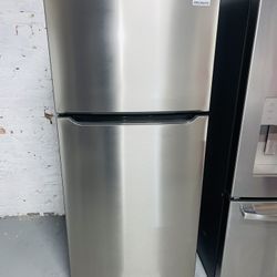 Frigidaire refrigerator 30X67X28 stainless steel with a receipt for a 90-day warranty