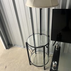 Table with lamp