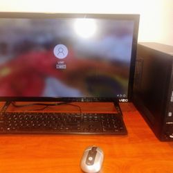 Veritone Acer Desktop With Vizio TV