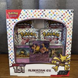 Pokemon TCG Scarlet & Violet 151 Alakazam Ex Box