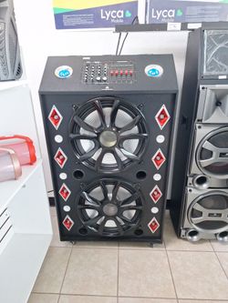 Maxpower Dual Woofer PA Speaker Cabinet